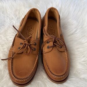 Sperry Gold Cup Tan Leather Boat Shoes Size 8 W